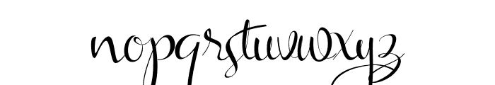 CobullyScript Font LOWERCASE