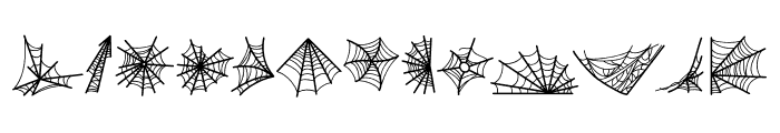 Cobweb Font LOWERCASE