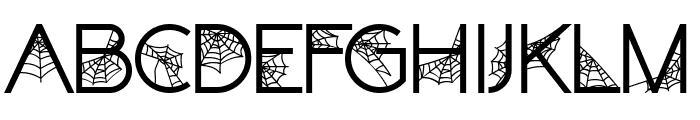 Cobwebs Nocturne Font UPPERCASE