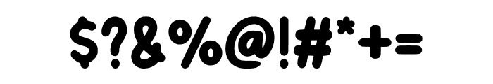 Cocoa Crush Font OTHER CHARS