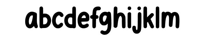 Cocoa Crush Font LOWERCASE