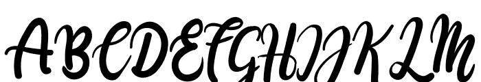 Cocolatte Font UPPERCASE