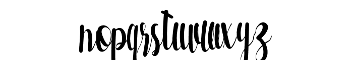 Coconuts Font LOWERCASE