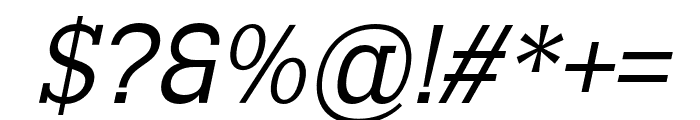 CodenameFX-Italic Font OTHER CHARS