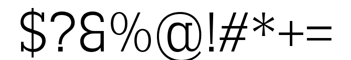 CodenameFX-Light Font OTHER CHARS