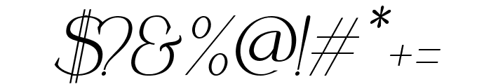 Coefficient Black Italic Font OTHER CHARS