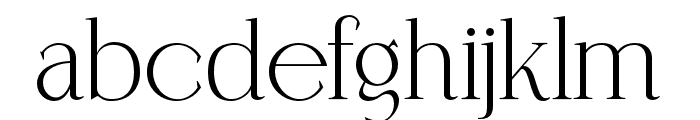 Coefficient-ExtraBold Font LOWERCASE