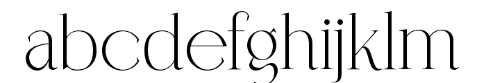 Coefficient-Medium Font LOWERCASE