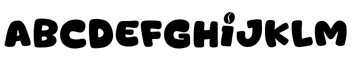 Cofeben Font UPPERCASE