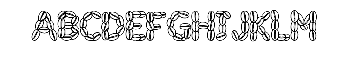 Coffee Beans By Squeeb  Regular FONT