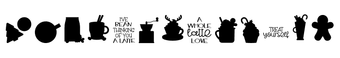 Coffee  Holidays DB Font UPPERCASE
