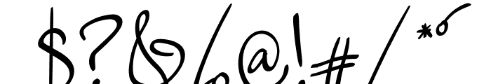 Coffee Signature Font OTHER CHARS