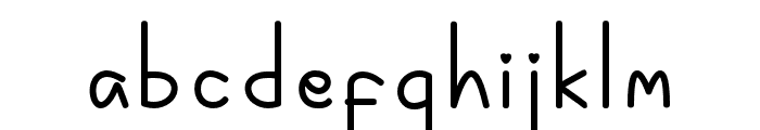 CoffeeLatte-Regular Font LOWERCASE
