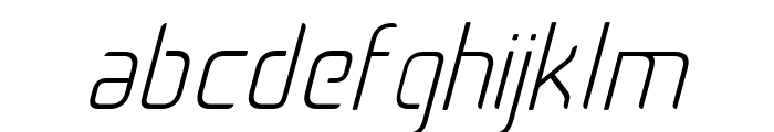 Cogan-LightOblique Font LOWERCASE