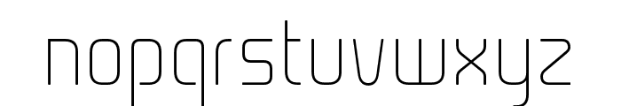 CoganCurved-Thin Font LOWERCASE