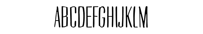 Cogswell Condensed Light Font UPPERCASE