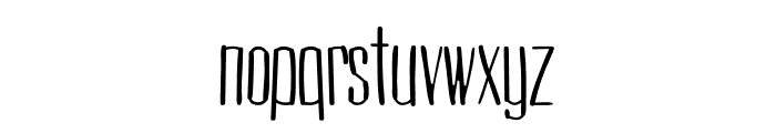 Cogswell Condensed Light Font LOWERCASE