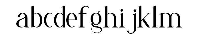 Coherence Font LOWERCASE