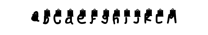 Colander Regular Font LOWERCASE
