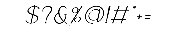 Colaria Bold Italic Font OTHER CHARS