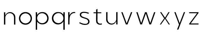 Colasta Thin Font LOWERCASE