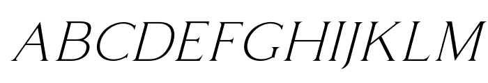 Coldiac-Italic Font LOWERCASE