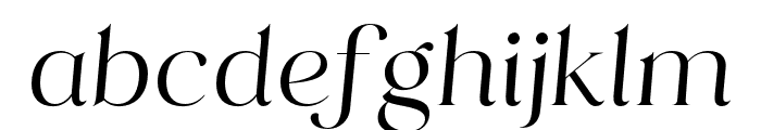 Colgent-Italic Font LOWERCASE