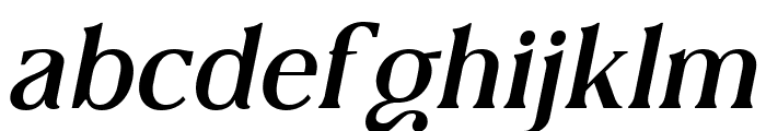 Collager Oblique Oblique Font LOWERCASE