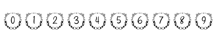 Collar Pet Monogram Regular Font OTHER CHARS