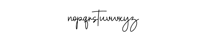 Collection Signature Font LOWERCASE