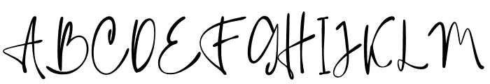 Collegass Signature Font UPPERCASE