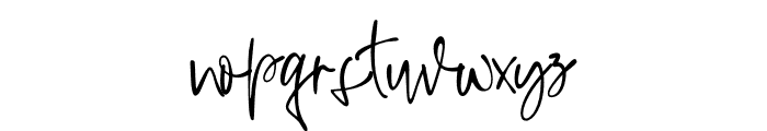 Collegass Signature Font LOWERCASE