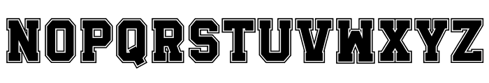College Graduation Font LOWERCASE