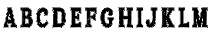 College Retro Grunge Regular Font LOWERCASE