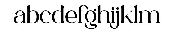 Collgan Font LOWERCASE