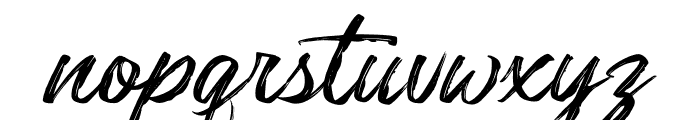 Collinbrush Font LOWERCASE