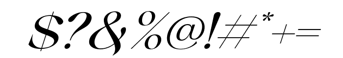 Collingar-Italic Font OTHER CHARS