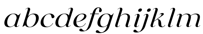 Collingar-Italic Font LOWERCASE