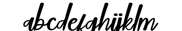 Collombia Font LOWERCASE