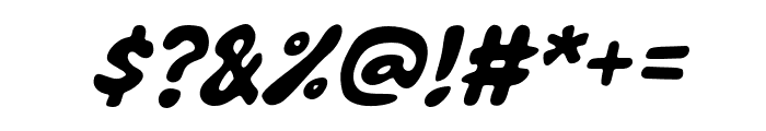 Colonimbus-Italic Font OTHER CHARS