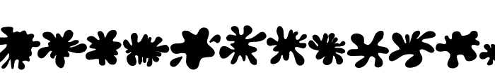 Color Drop Font LOWERCASE