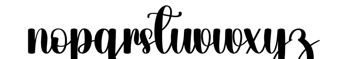 Coloring Book Font LOWERCASE