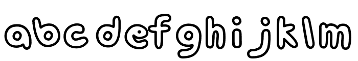 ColoringKids Font LOWERCASE