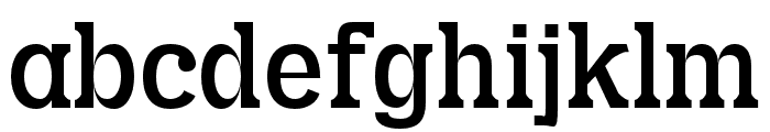 Coman regular Font LOWERCASE