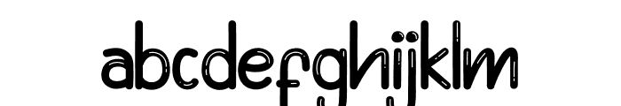 Comethru Font LOWERCASE