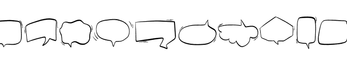 Comic Bubble Font OTHER CHARS