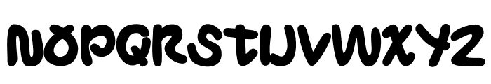 Comic Grobeh Font UPPERCASE