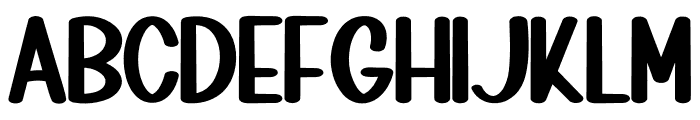 Comic Horror Font UPPERCASE