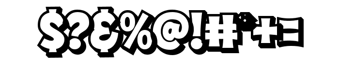 Comic Jungle Extrude Font OTHER CHARS