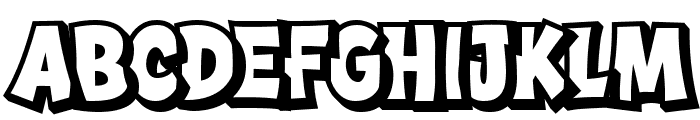 Comic Jungle Extrude Font UPPERCASE